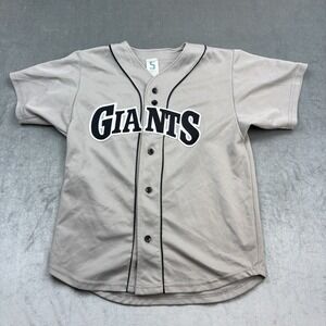 San Francisco Giants Baseball Jersey Grey Button Up MLB Mens Size Small